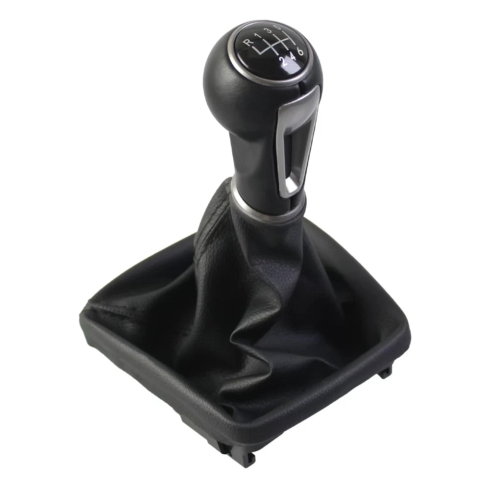  ﻿ 5-6-Gang-Schaltknauf für SEAT IBIZA IV (6J) 2009 2010 2011 2012-2017 mit Schaltsack-Lederbezug Zubehör – Detail 6