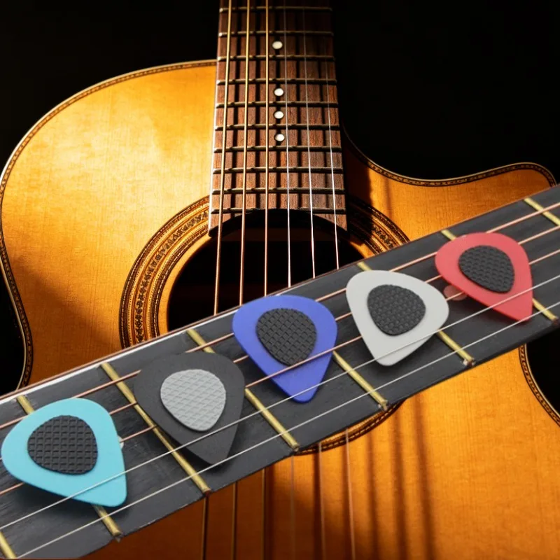 Random Color Celluloid Matte Anti-Slip Guitar Picks for Ukulele Perfect for both beginners and seasoned players