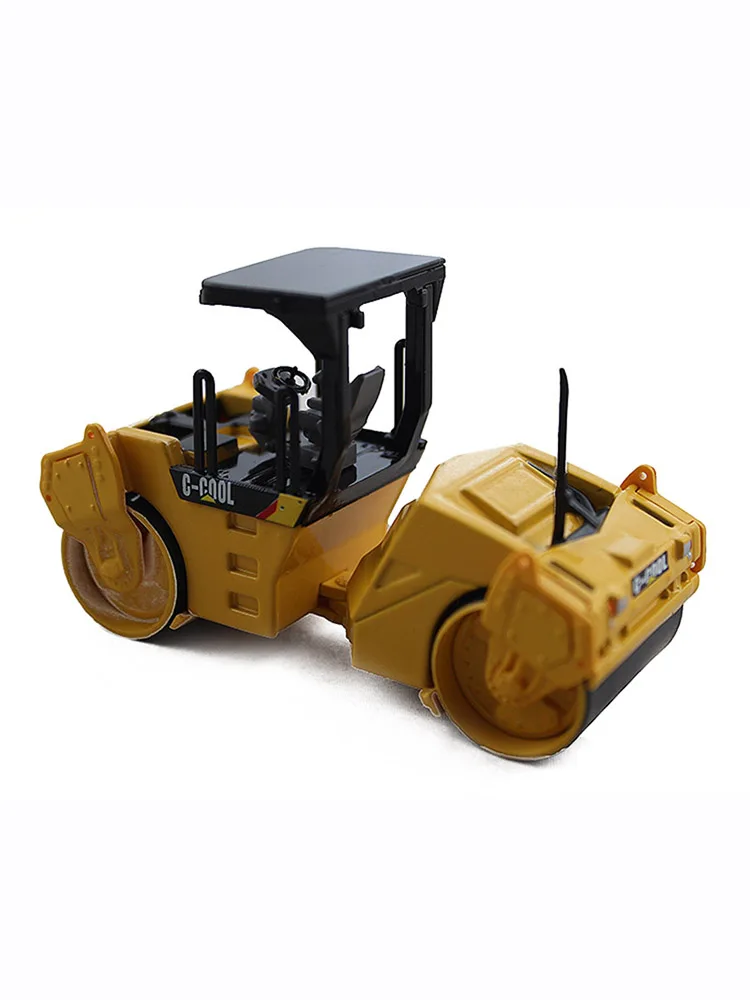 C-COOL Asphalt Compactor Roller 1:64 Scale Alloy Construction Vehicle Toy Car Simulation Die Cast Model Collectible Gift 80004