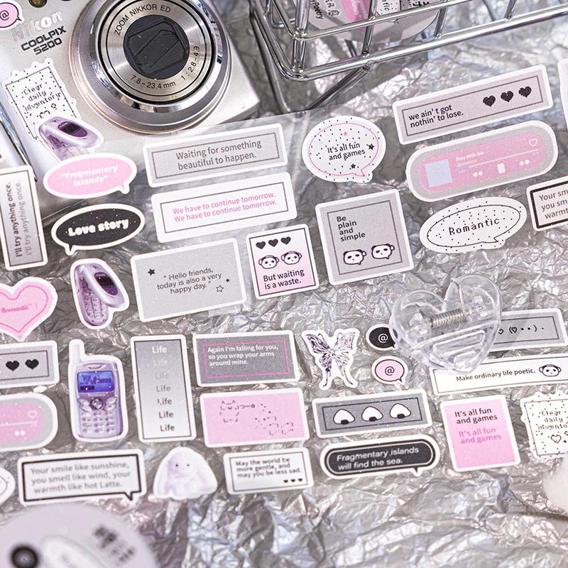 1 rotolo/pacco 200 centimetri di carta sintetica Flash Film fustellato nastro di scarico dei rifiuti adesivo per il manuale fai da te cassa del telefono tag decorazione della carta