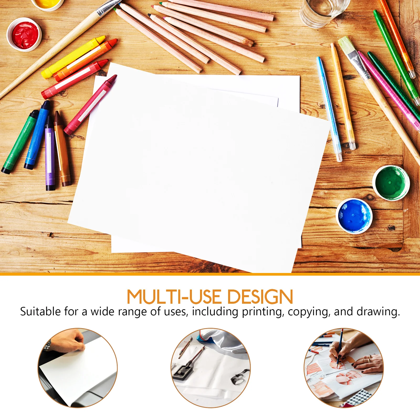 Color Printing Paper Blank Painting A4 for Crafts Printer Cardboard Thick Writing Colored