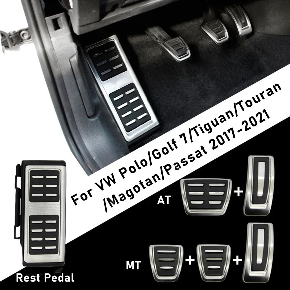 

Car Interior Foot Pedals Fuel Brake Clutch Cover for Volkswagen VW Passat B8 Golf 7 Tiguan 2017 - 2022 for Seat Leon 5F MK3