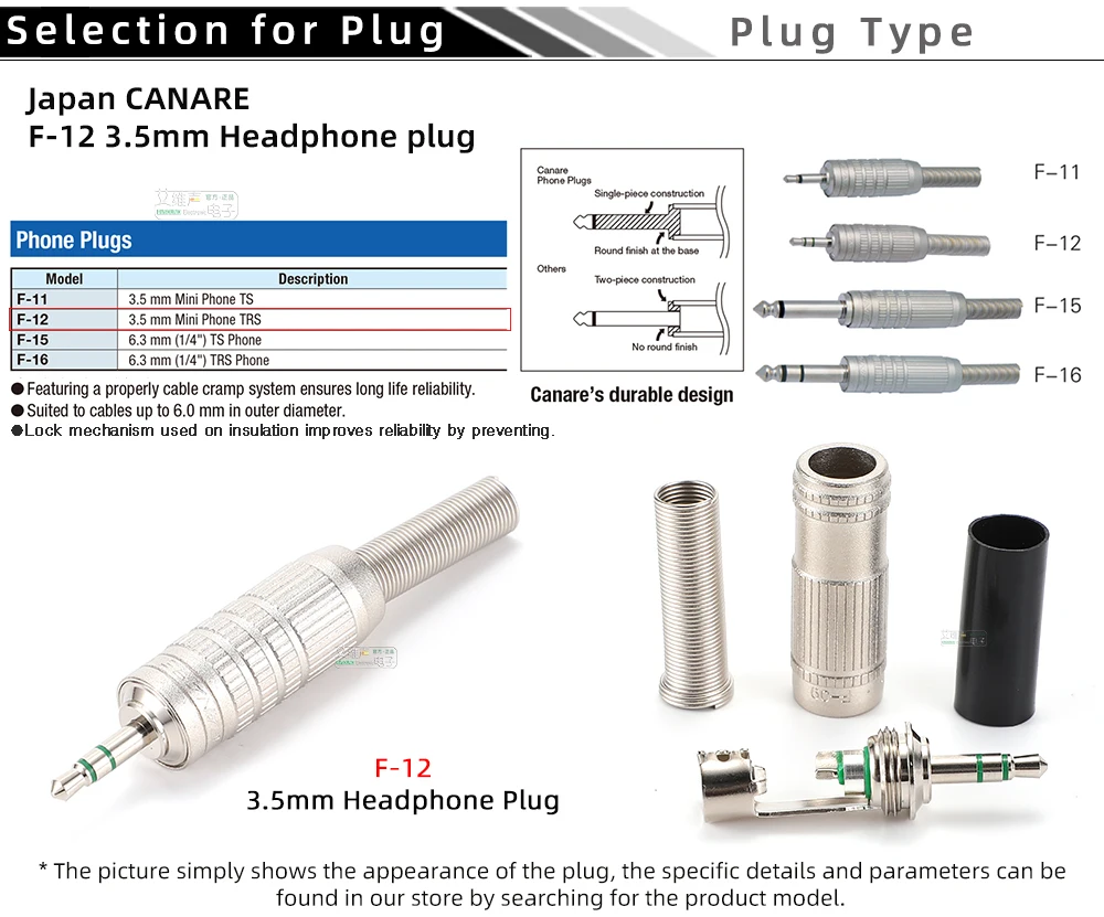 CANARE Jack Đực 3.5Mm Cáp Âm Thanh Aux 1/8 "Đơn Stereo Nam Đến Nữ Đa Năng Điện Thoại Máy Tính âm Thanh Xe Ô Tô Dòng Loa