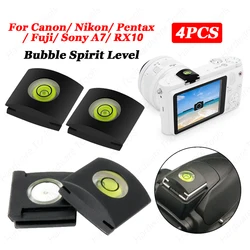 4 pz/set Della Macchina Fotografica Bolla Livella di Spirit Flash Hot Shoe Tappo Della Copertura Della Protezione Per Canon Nikon Pentax Sony A7/RX10 Accessori Della Macchina Fotografica