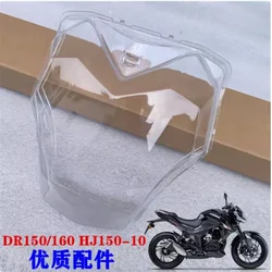 FOR Suzuki Haojue DR160 160S DR150 HJ150-10/10A motorcycle headlight glass transparent glass cover lamp housing