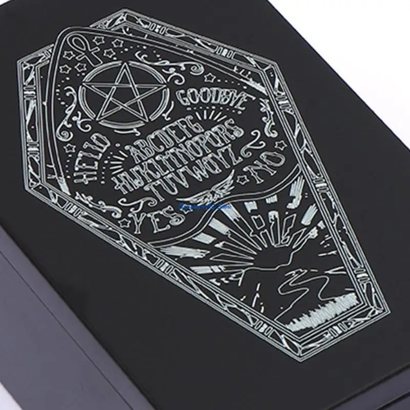 

Y51D Carts Cards Box Box Portable Card Container Astrologys Trinkets Организаторы Организаторы изысканный ящик для хранения