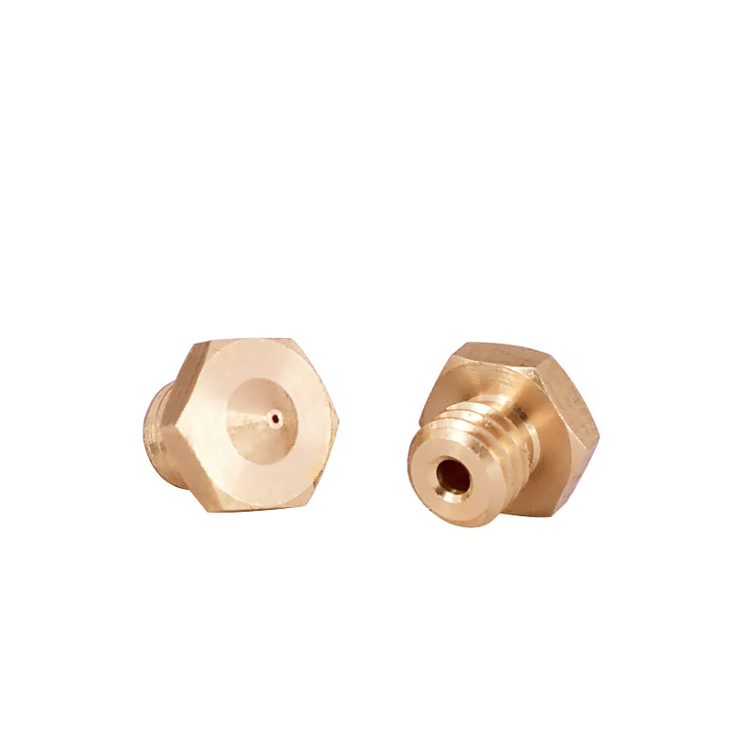 E3D Mixed / Two-Tone Single Nozzle Nozzle Brass Threaded M5 1.75/0.2/0.3/0.4mm Consumables For 3D Accessories