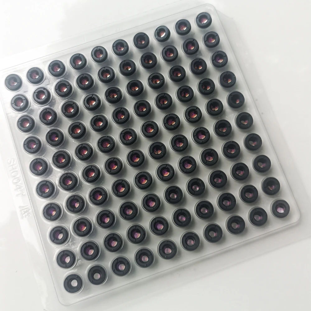 Witrue 100pcs 6MM CCTV Lens M12*0.5 Mount 1/3' F2.0 53 Degree for Surveillance Security Cameras