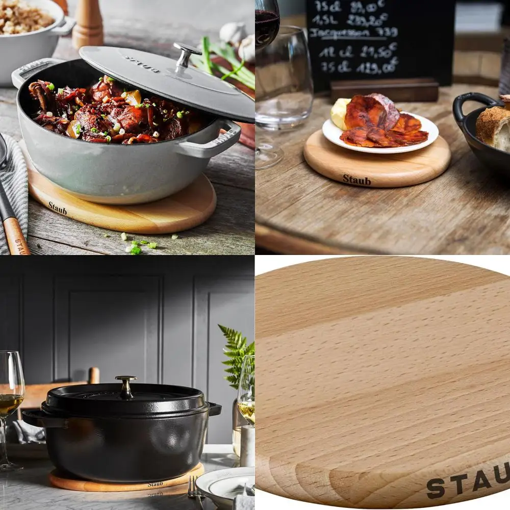 

6-дюймовая чугунная круглая магнитная деревянная подставка