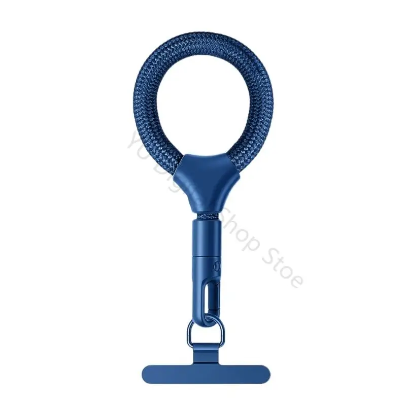 96BA 10 langer, nicht herunterfallender Handygurt mit drehbarem Metallband und bequemem Strickseil, geeignet für – Detail 8
