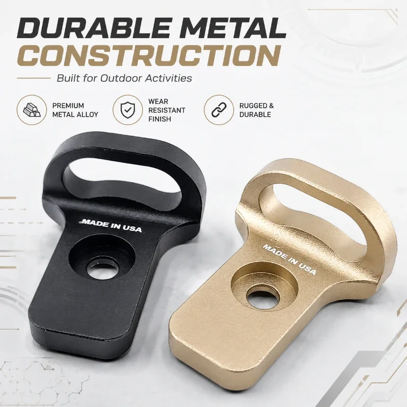 Durable Strap Adaptor Ring Multi-purpose Convertible Single Dual Point Design Outdoor Sports Accessory Parts