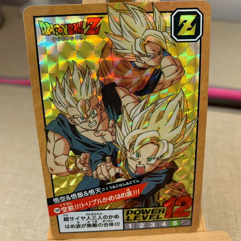 Tarjeta Flash de Dragon Ball 8th Son Goku Piccolo, juego de Anime casero, Colección periférica, regalo de Navidad, 10 piezas