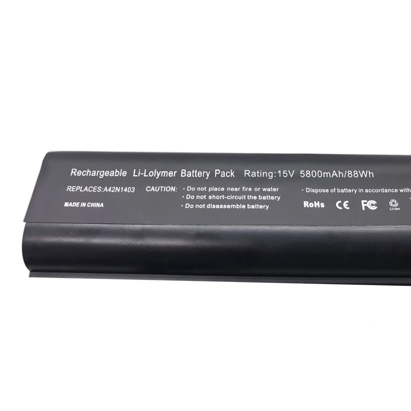 Imagem -05 - Lmdtk-bateria do Portátil para Asus Rog G751jt G751jy Gfx71jy G751 4icr19 662 0b11000340000 A42lm9h A42lm93 15v 88wh Novo