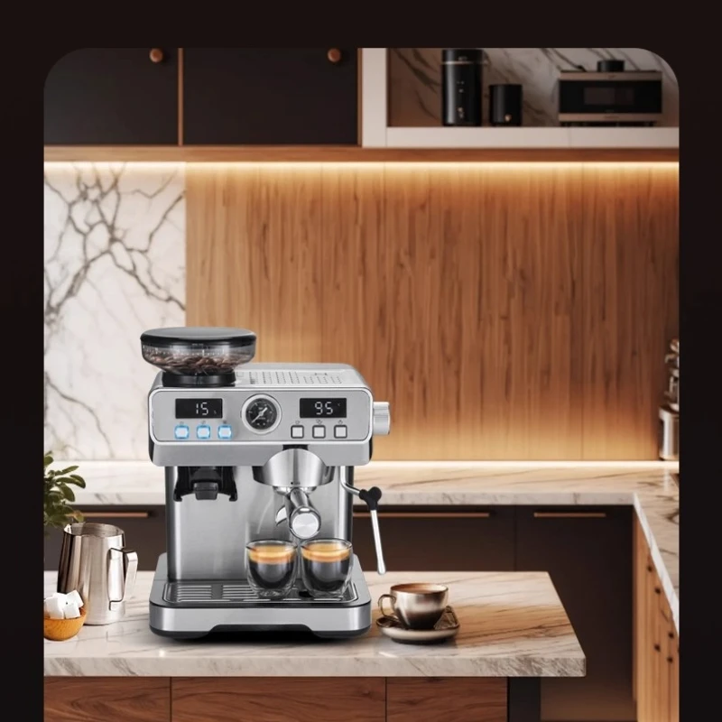 ماكينة طحن القهوة الباردة المدمجة الصغيرة شبه الأوتوماتيكية للاستخدام المنزلي #1