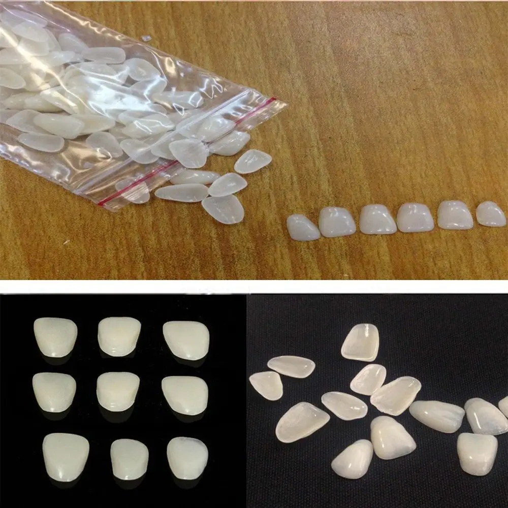 70 Teile/paket Dental Ultra-Dünne Bleaching Veneers Harz Zähne Oberen Vorderen Heißer