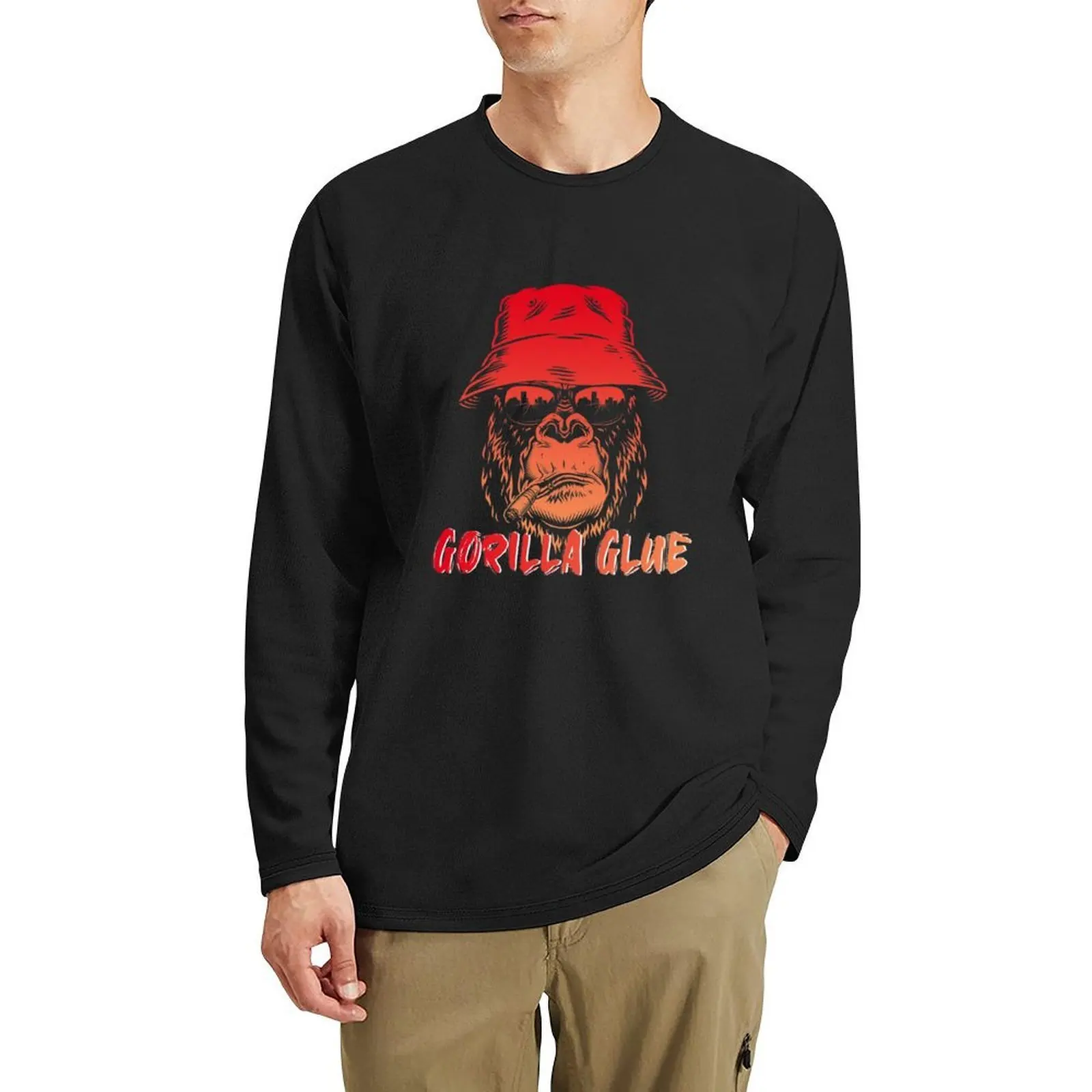 

Gorilla Glue Long T-Shirt korean fashion tops aesthetic clothes oversized t shirts mens t shirts