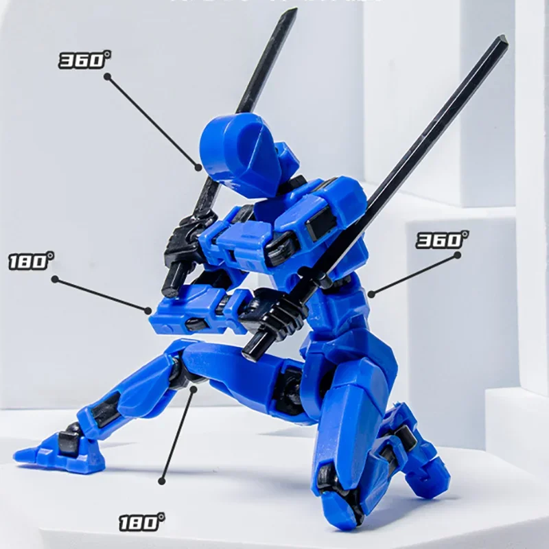 Multi-Articular Action Figures Mannequin อุปกรณ์เสริมหลาย 3D พิมพ์ DIY โต๊ะของเล่นเด็กวันคริสต์มาสของขวัญ