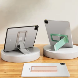 Soporte Universal para tableta, almacenamiento plegable, portátil, adhesivo, creativo, para Ipad, escritorio, lector electrónico, soporte para tableta