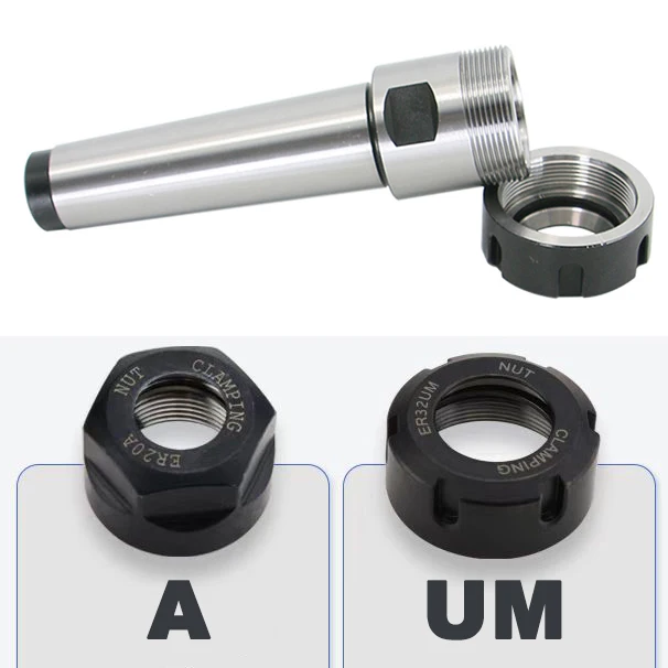 OUIO MTA MTB MT1 MT2 MT3 MT4 Morse Taper Shank Tool Holder ER11 ER16 ER20 ER25 ER32 ER40 CNC Machining Center MT ER Tool Holder