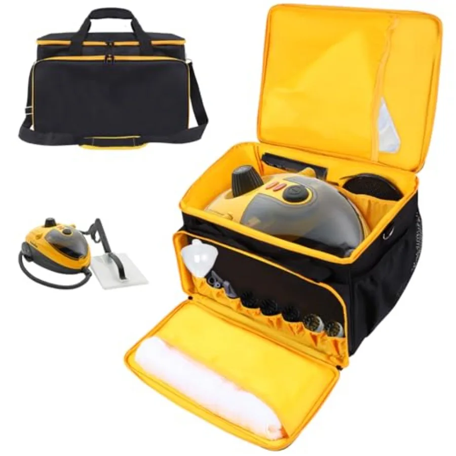 

Портативная сумка для хранения пароочистителя, совместимая с Wagner Spraytech C900134, регулируемый чехол для переноски с дополнительными карманами