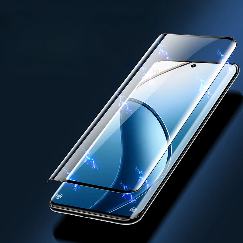 Zakrzywione szkło hartowane 3D dla Realme 12 Pro Plus Screen Protector na Realme12Pro 12Pro+ 12ProPlus Anti Blue Light Glass Film — zdjęcie produktu 3