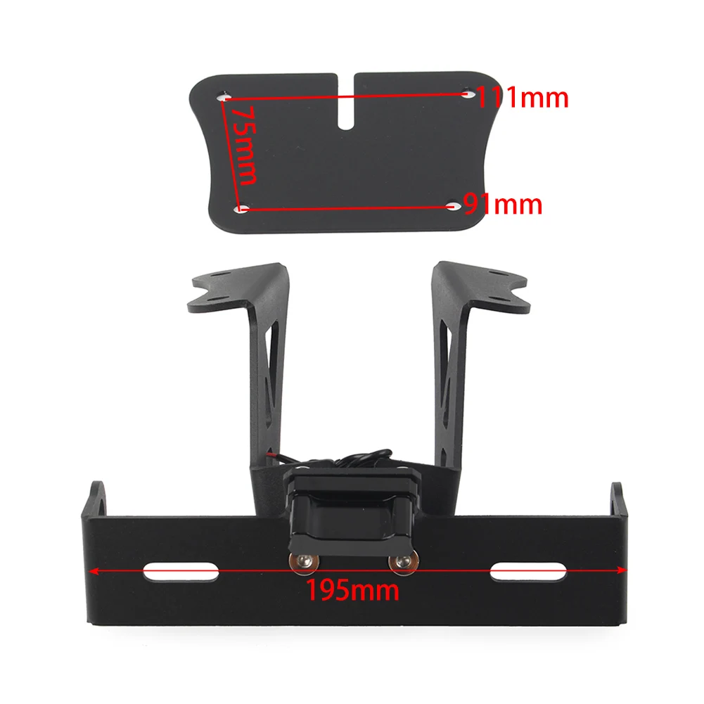 Motorcycle Fender Eliminator Tail Tidy License Plate Holder For Yamaha R3 R25 2019 2020 2021