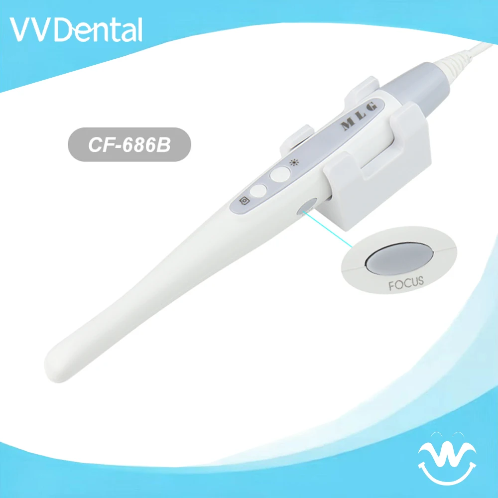 VVDental Dental Oral Viewer Wired Intraoral Camera 4K HD 8LED Intra Oral Camera Dentistry Equipment for Observing Dental Caries