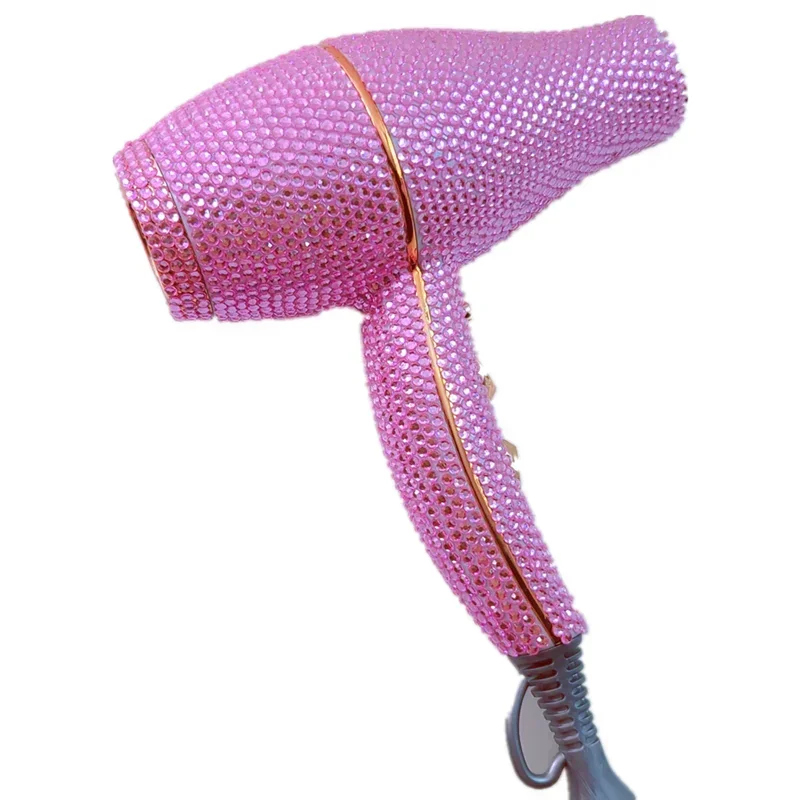 

Professional Rhinestone Mini Sexy Portable Traveling Mini Electrical Hair Blow Dryer With Diffuse