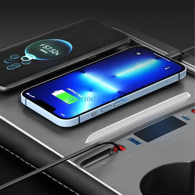 

y1gd Fast Dock 27W Fast Charging and Retractable Cable for Electric Vehicle