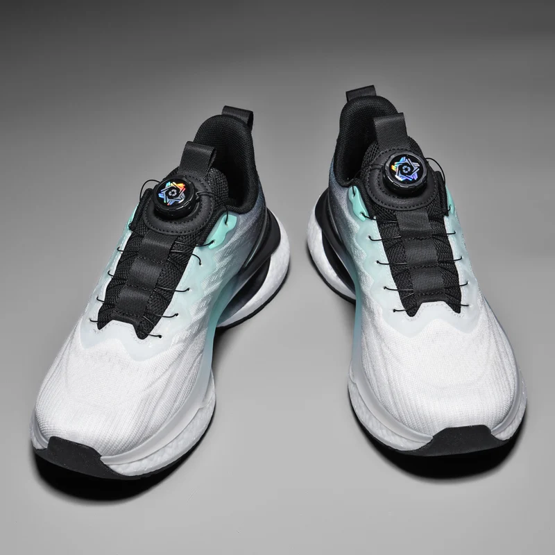 

Сверхлегкие кроссовки для мужчин, дышащая сетчатая амортизирующая повседневная спортивная обувь с мягкой подошвой и попкорном