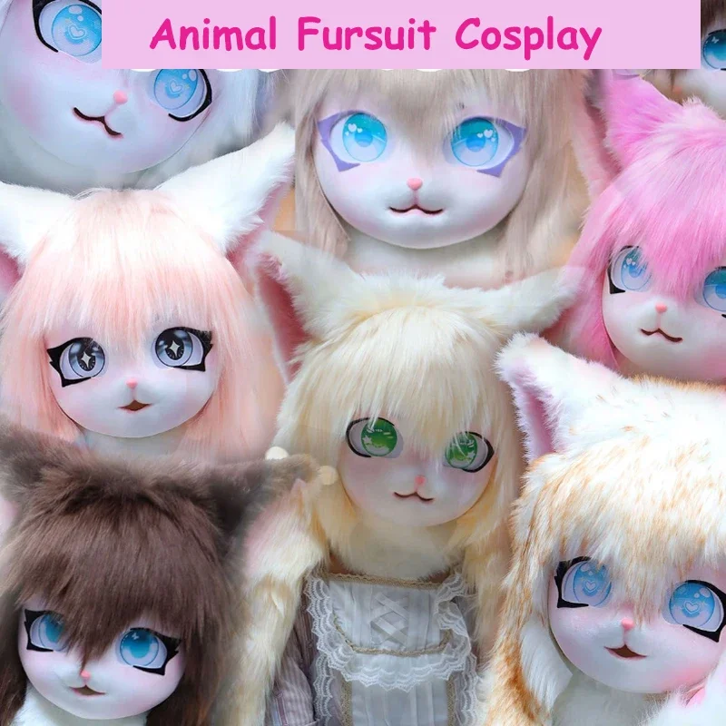 

Furry Kigurumi Cosplay Costumes Fursuit Headsets Random Comiket Furries Anime Rubbit Doll Cat Comiket Furries Doll Kig Costumes