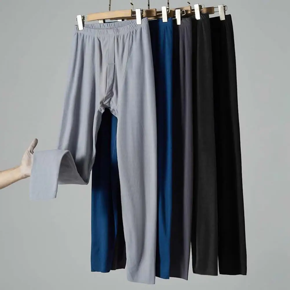 Pantaloni caldi autunnali e invernali da uomo in tinta unita Pantaloni autunnali slim Pantaloni singoli comodi Pantaloni leggings larghi invernali da uomo