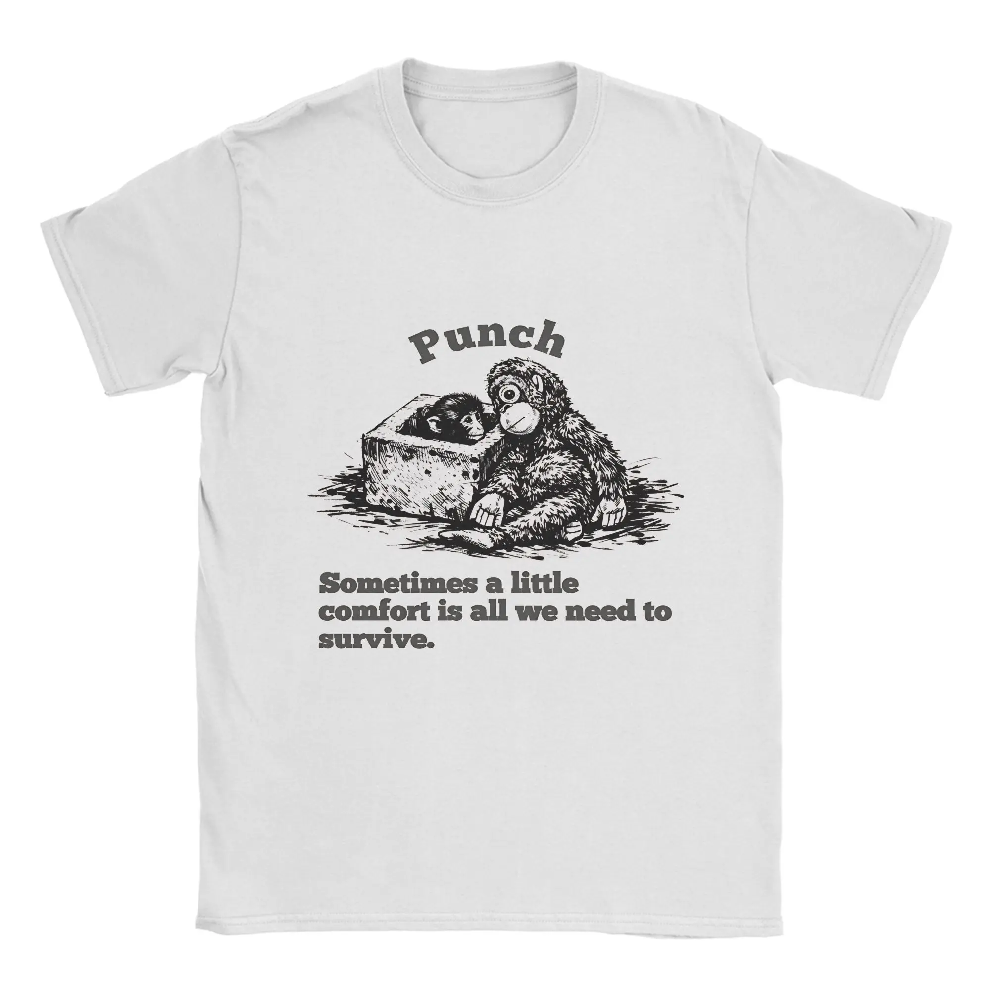 Camiseta Punch para hombre, a veces un poco de confort es todo lo que necesitamos para sobrevivir, ropa de algodón puro, camisetas con cuello redondo, camisetas con idea de regalo