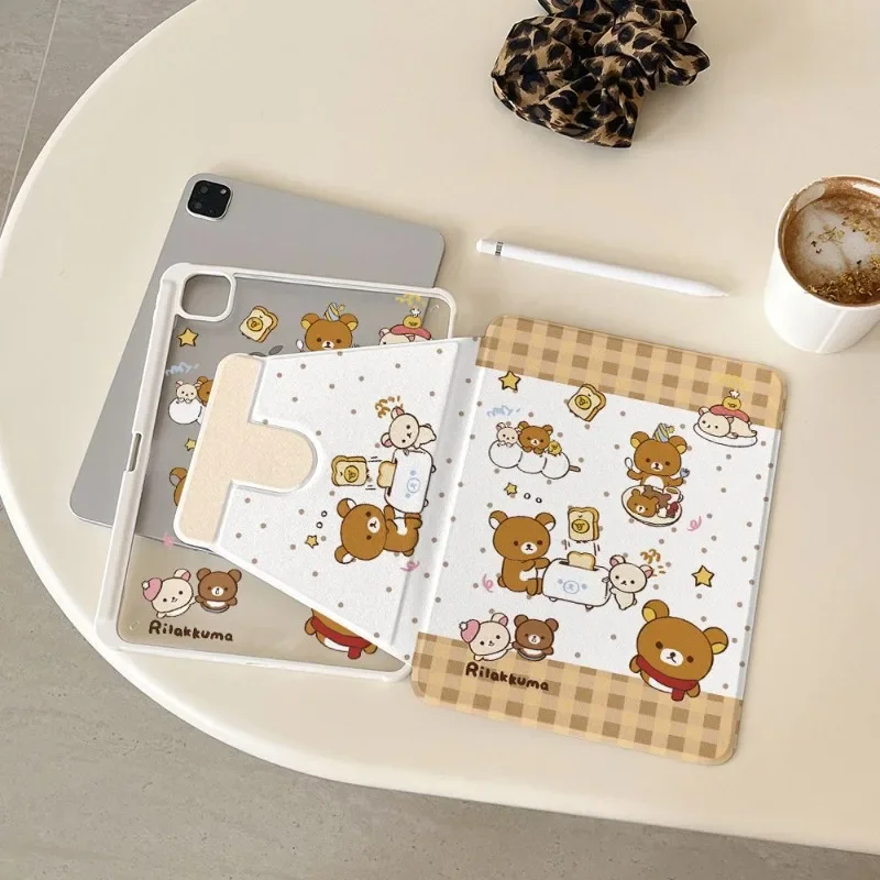 360 Degree Rotation Smart Cover for Samsung Tab S7 S8 S9 11 Plus S6 Lite 10.4 Inch Cover Funda for A9 8.7" Plus 11" Cute Puppy 5