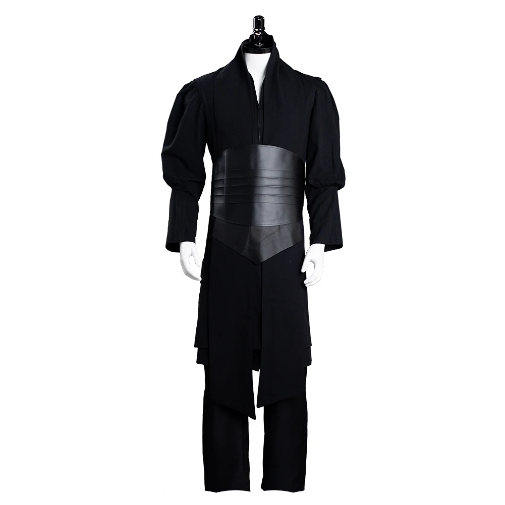 Meul Cosplay Costume Movie Space Battle Red Leather Vest Set Clothing Men Boys Halloween Carnival Suits