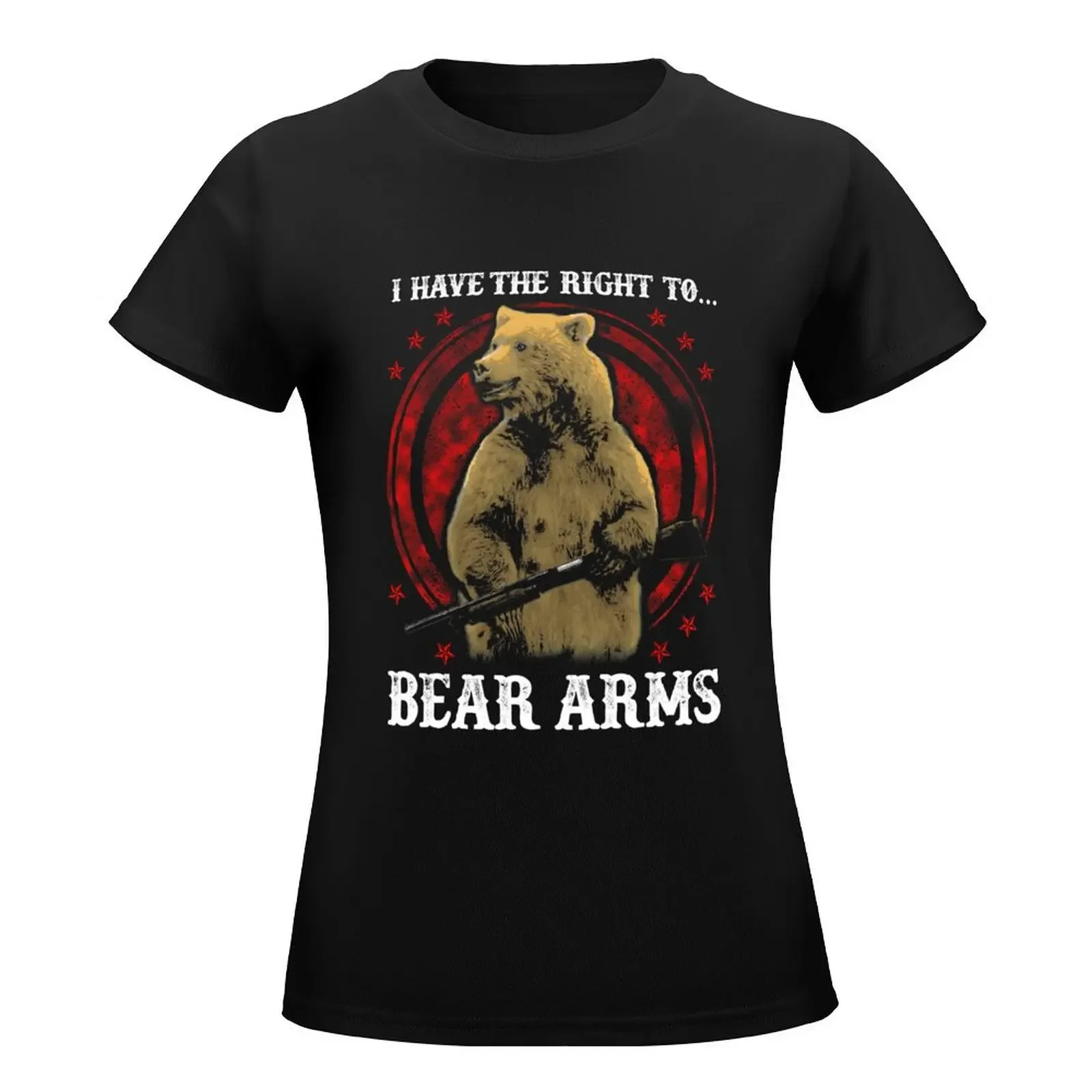 Funny I have The Right To Bear Arms Gun Control Amendments Tee Design Print T-Shirt anime clothes womans clothing