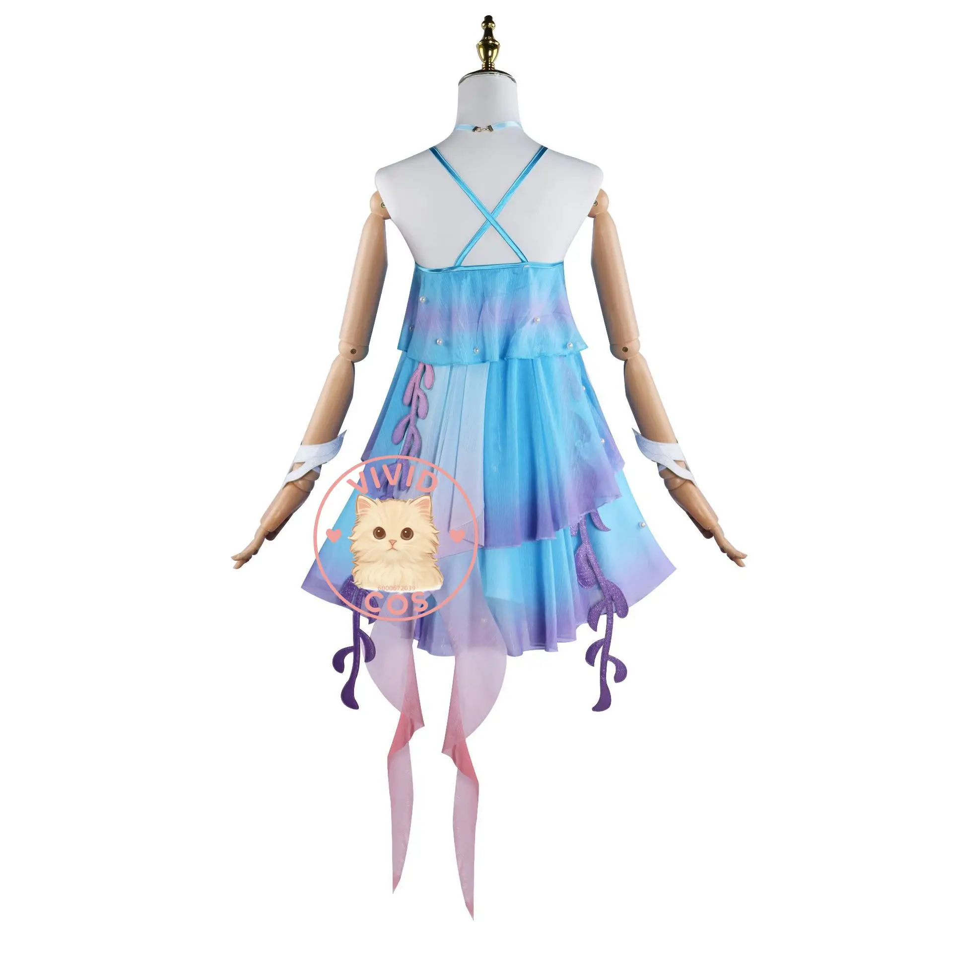 Conjunto de ropa de mujer Honor of Kings Duolia sirena disfraz de Cosplay juegos de estilo Anime trajes de juego completos bidimensionales lindos