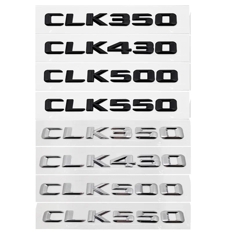 Car Body Sticker Rear Tail Badge Old Style Letter Emblem for Mercedes Benz CLK Class CLK350 CLK430 CLK500 CLK550