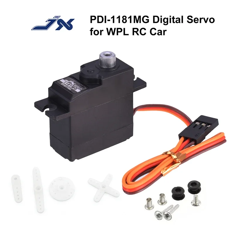 JX PDI-1181MG 18g 3.5KG Metal Gear Digital Servo for WLtoys 144001 WPL RC Car B1/16 B24 C14 C24 Helicopter Airplane