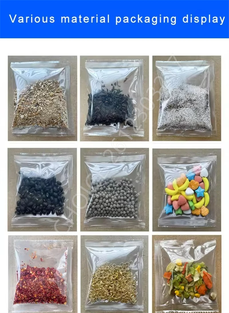 Vertical Automatic Multi Function Sachet Pouch Powder Granule Packing Maker Weighting Filling Packaging Maker for Small Business