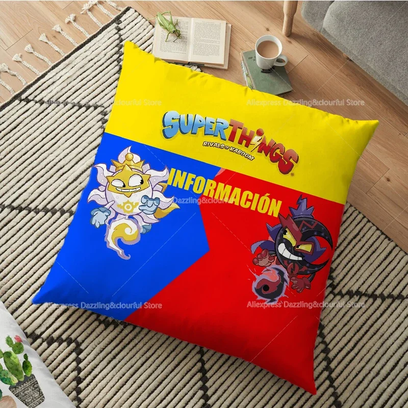 SuperThings 10 Rescue Force Pillow Case Super Zings Polyester Decorative Pillowcases Superzings Throw Pillow Cover No Inner