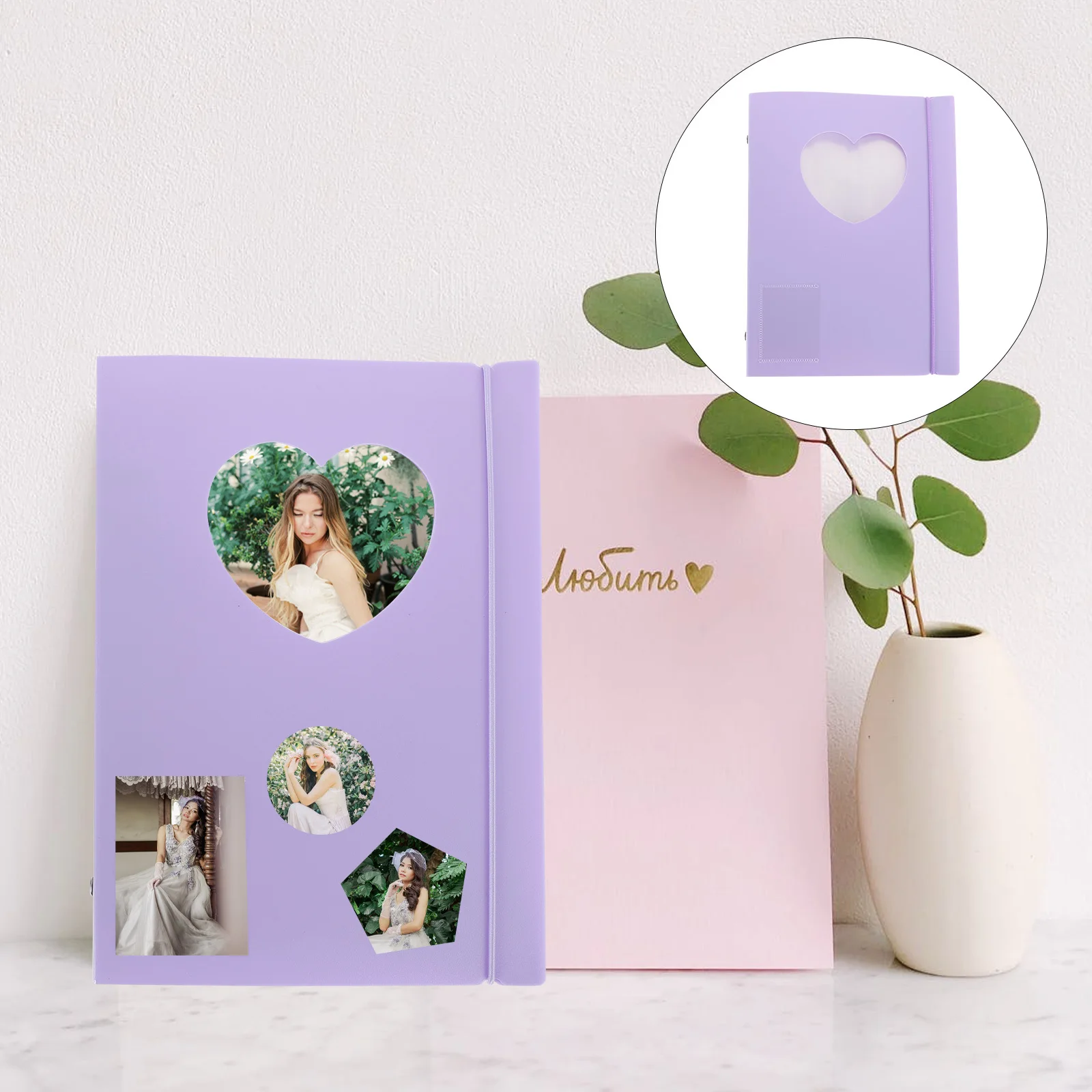 Photo Storage Book Compact Picture Album for Memories and Souvenirs Lightweight Tickets Storage Book with Elegant