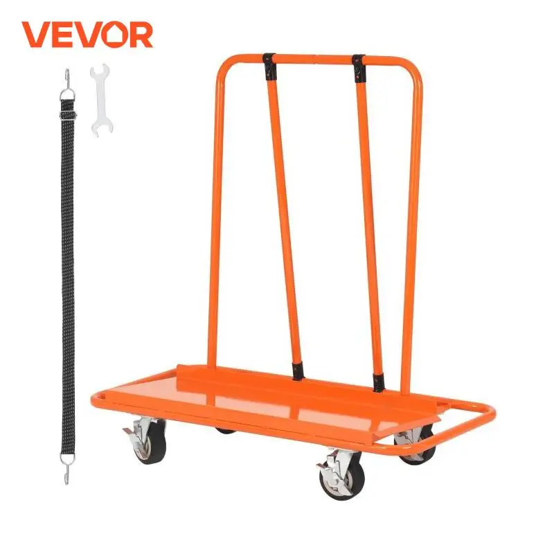 VEVOR 3000 LBS Panel Dolly Drywall Sheet Cart with Deck and 5