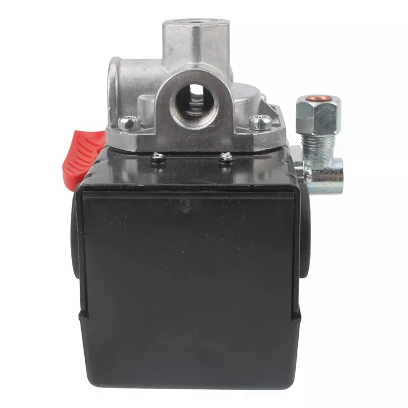 

Strict Z-D26612 Pressure Switch For Porter Cable 150/120 Psi D26612 4 Port 120 Volts
