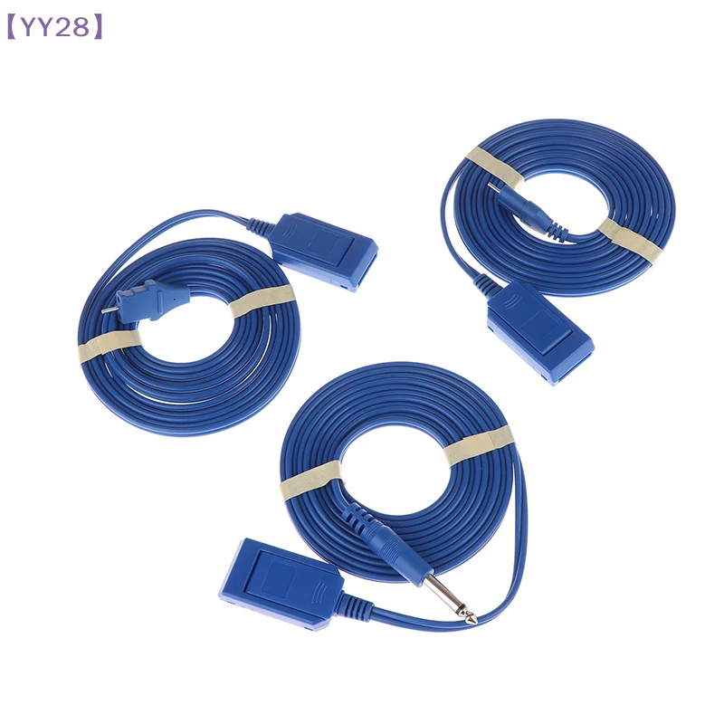 【Electrode Plate Adapter Cable Negative Plate Connecting Cable 2.0mm 6.3mm Plug For Disposable Bipolar Plate And Monopolar Plate