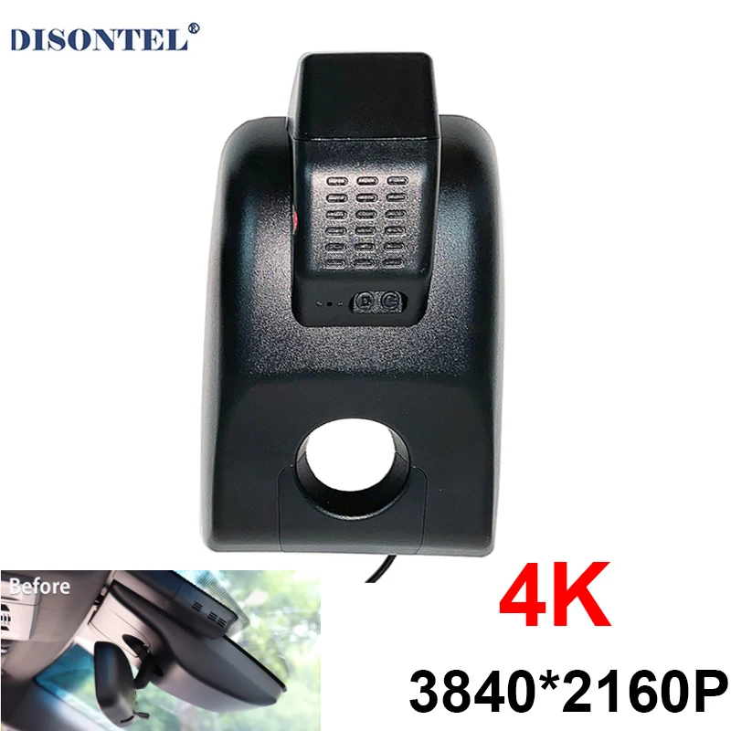 

4K 2160P Dash Cam Автомобильный видеорегистратор WIFI Камера видеорегистратора с управлением через приложение для Toyota Highlander 3-го поколения 4-го поколения 2017-2022 гг.