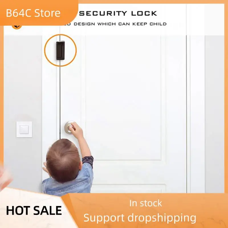 

B64C 3Pcs Home Security Door Reinforcement Lock - Child Proof Door Locks For Front Door Child Safety Lock Door Locks Easy To Use