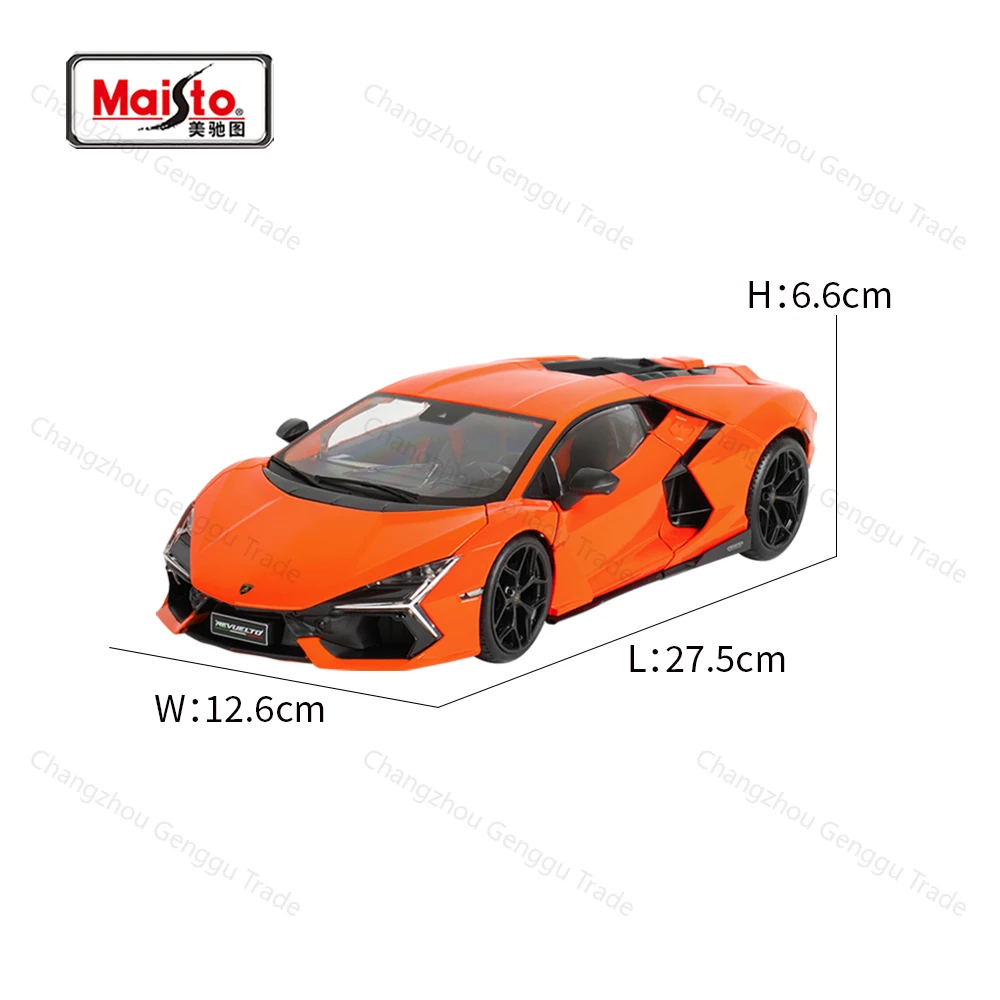 Maisto 1:18 Lamborghini Revuelto samochód sportowy statyczny odlew pojazdów Model kolekcjonerski samochody zabawkowe