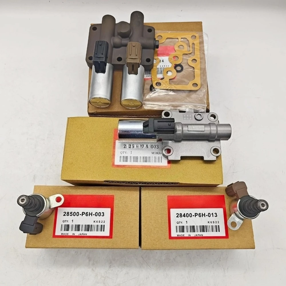 

High quality New For 28250-P6H-024 28250-P7W-003 STPAT Transmission Solenoid Kit Accord Odyssey Pilot TL CL MDX