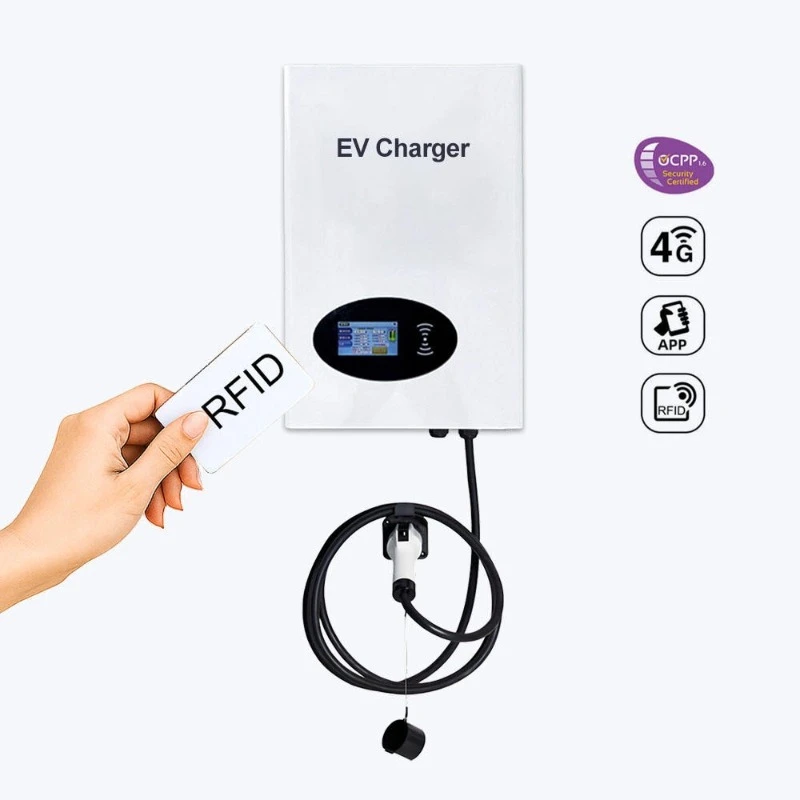 CCS2 30kW DC EV Charger Reliable Wallbox DC Charger with Waterproof Design Suitable for Luxury Apartment and Home Garage Use